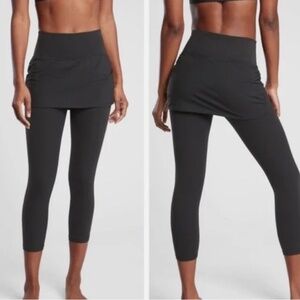Athleta Elation 2 in 1 Capri Leggings Tight